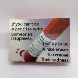 If you can't be a pencil...