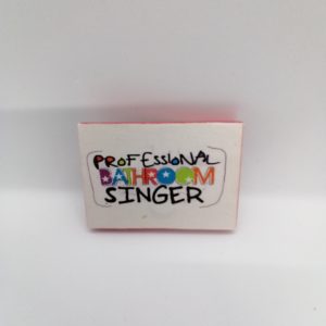 Professional bathroom singer (rode rand)