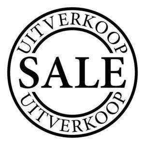 SALE / UITVERKOOP