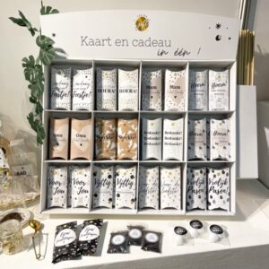 7. Cadeauverpakkingen en kaartjes