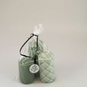 Candle giftbag <br> Olive <BR> 50% KORTING!